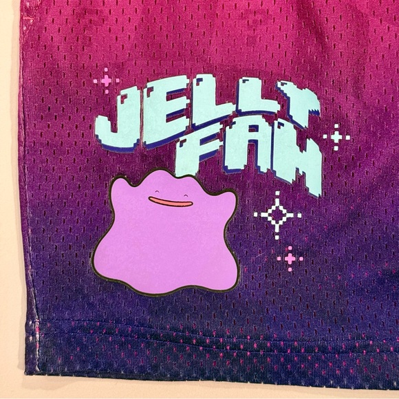Overtime Elite Pokémon Ditto Shorts Boys Medium Girls Jelly Fam Basketball - Picture 2 of 9